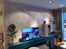 电视柜  客厅 烤漆 蓝色