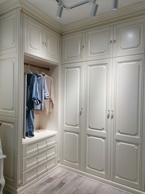衣帽间  欧式衣柜 简欧风