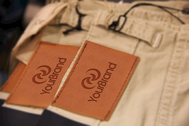 牛皮吊牌LOGO样机