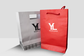 包装样机图片 纸袋LOGO样机