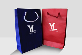 包装样机图片 纸袋LOGO样机