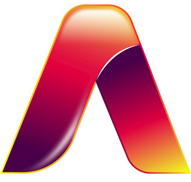 Aa 字母 现代 简约 赛车