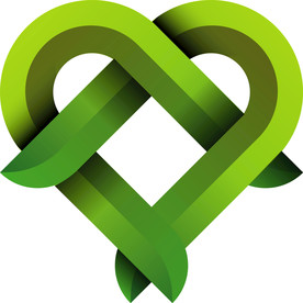 绿色环保 绿叶 植物 爱心nN