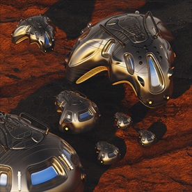 C4D特效设计科幻场景