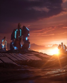 C4D特效设计科幻场景