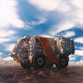 卡车C4D特效设计图案