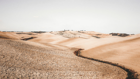 沙漠戈壁荒野遗迹图片
