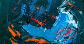 油画抽象唯美图片