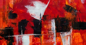 油画抽象唯美图片