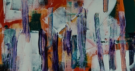 油画抽象唯美图片