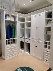衣帽间 白色衣柜