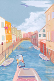 五一劳动节插画海报