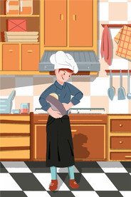 五一劳动节插画海报