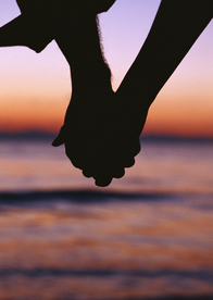 人物剪影轮廓摄影图片