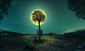 人物剪影轮廓摄影图片