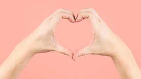 爱心手势心形元素图片