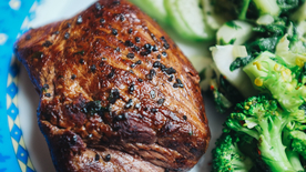 牛排精致美味图片