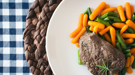 牛排精致美味图片