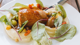 牛排精致美味图片