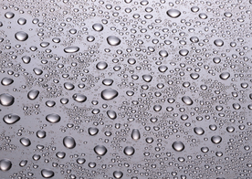 金属上的水珠图片