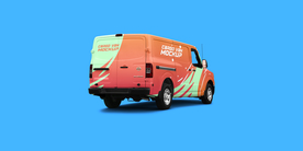 货车背面包装样机