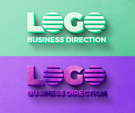 3D立体效果logo样机