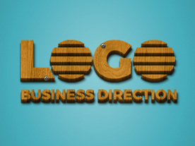 3D立体木质LOGO样机