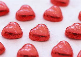 心形巧克力美味可口图片