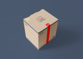 快递盒样机