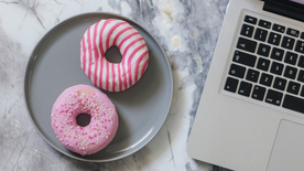 甜甜圈美味烘焙图片