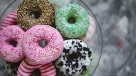 甜甜圈美味烘焙图片