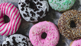 甜甜圈美味烘焙图片