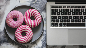 甜甜圈美味烘焙图片