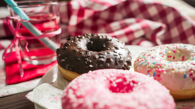 甜甜圈美味烘焙图片