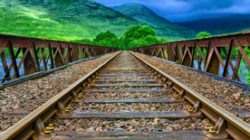 铁路铁轨轨道交通图片