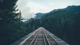 铁路铁轨轨道交通图片