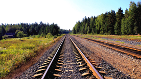 铁路铁轨轨道交通图片