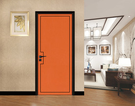 铝木生态门室内客厅效果图