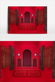 电商C4D创意设计图案