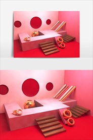 电商C4D创意设计图案