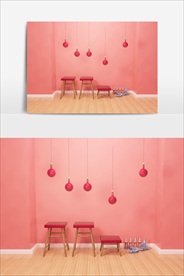 电商C4D创意设计图案