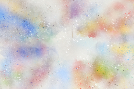 水彩泼墨绚丽图片