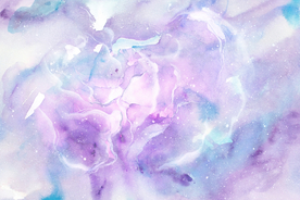 水彩泼墨绚丽图片