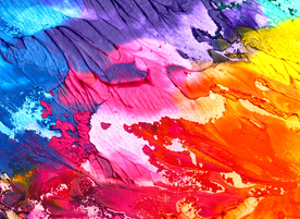 水彩泼墨绚丽图片