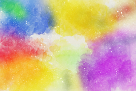 水彩泼墨绚丽图片