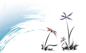 水彩泼墨写意画图片