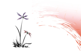 水彩泼墨写意画图片