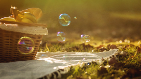 午后泡泡绚丽图片