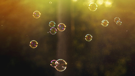 午后泡泡绚丽图片