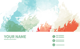 艺术高端简洁名片